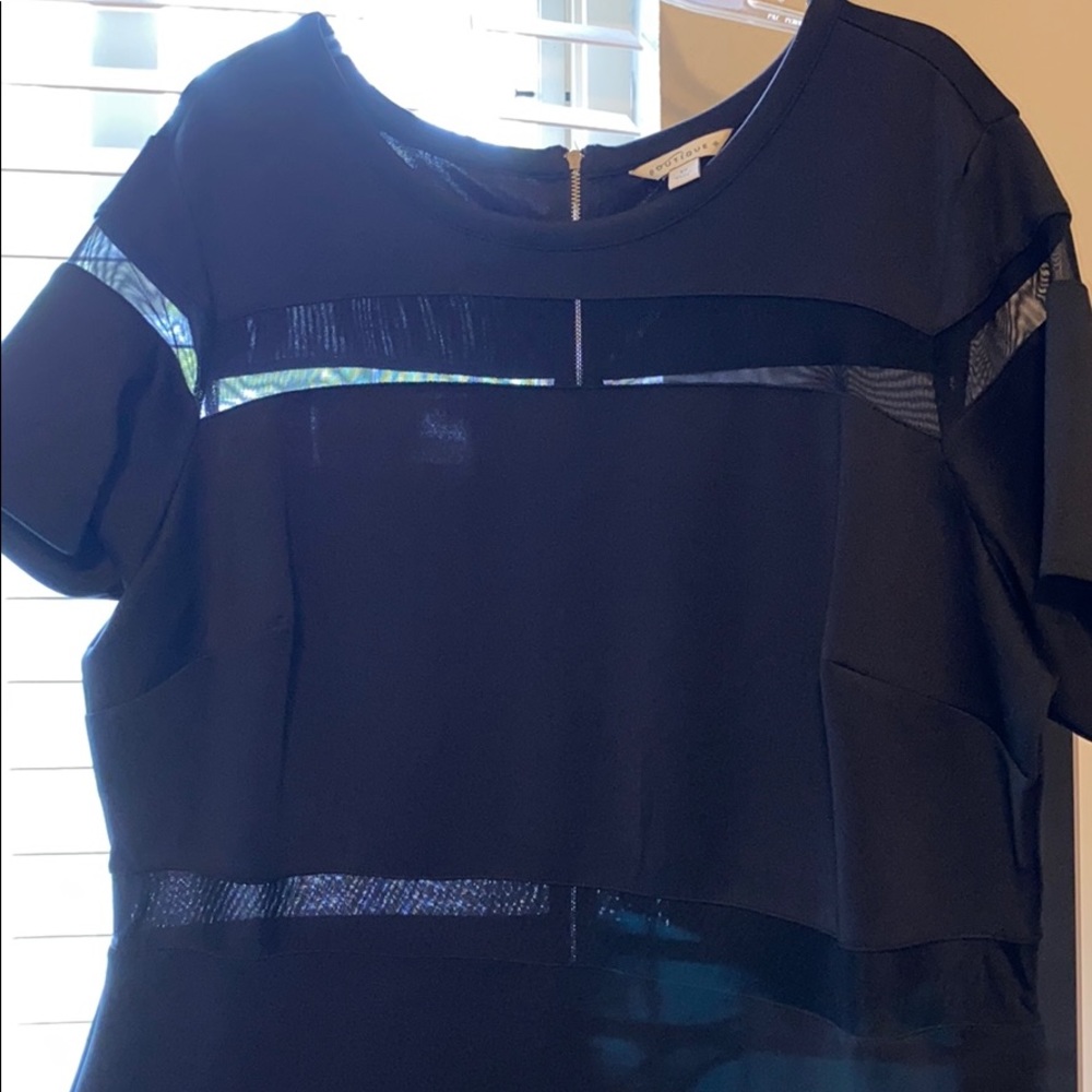 plus size black formal dress